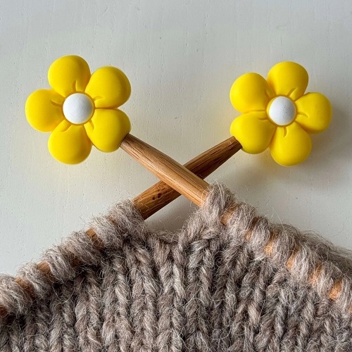 Maskestoppere fra Markers and Pearls-Blomst - gul